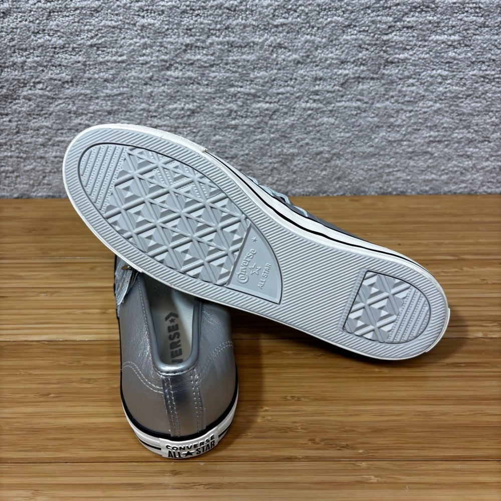 Converse All Star Dainty Mary Jane Strap Shoes - Silver (A12201C) Sz 8.5 - Picture 8 of 8